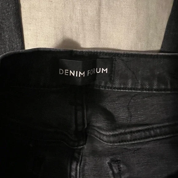 Denim Forum The Arlo Hi-rise Straight Jean - Picture 6 of 8